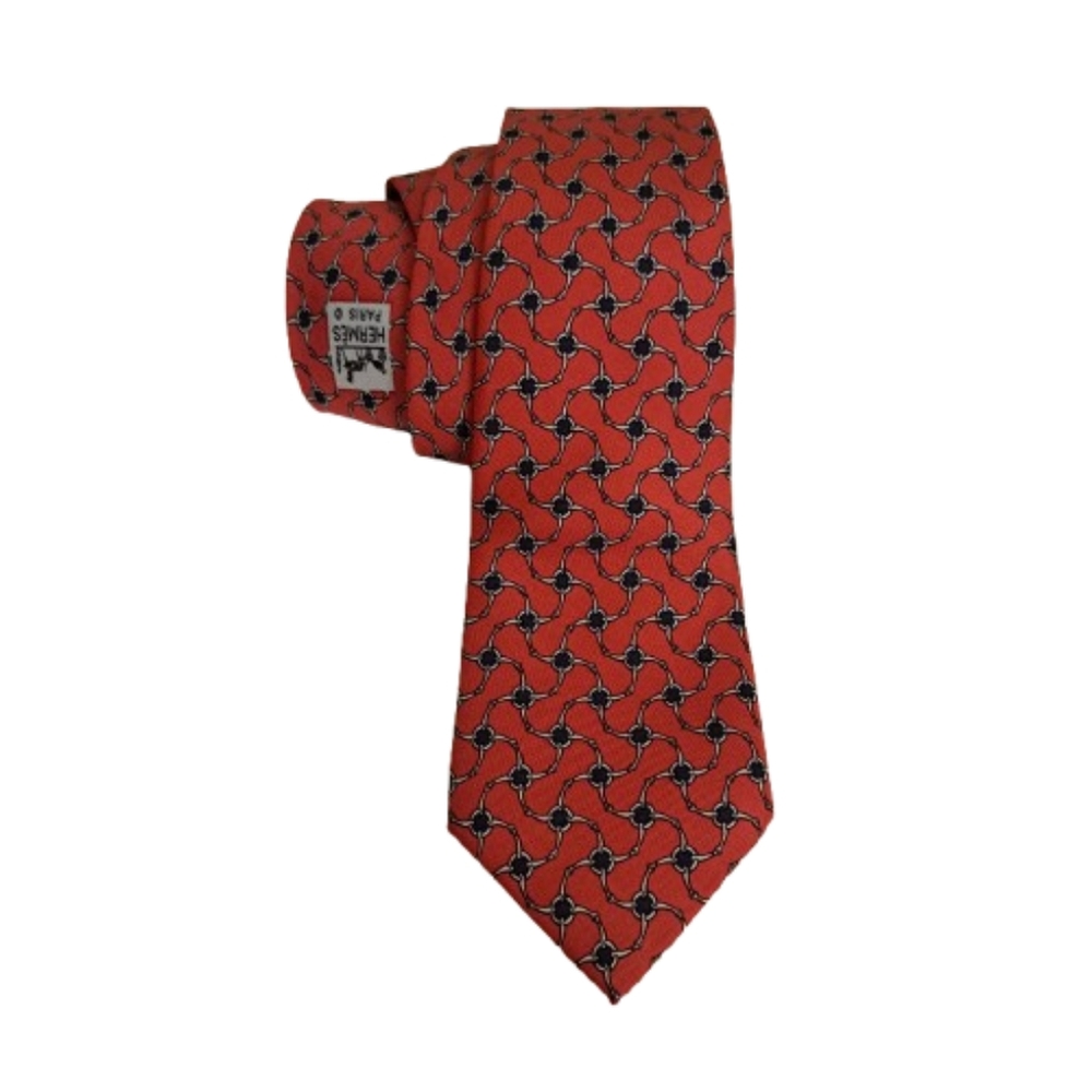 Hermes Silk Tie